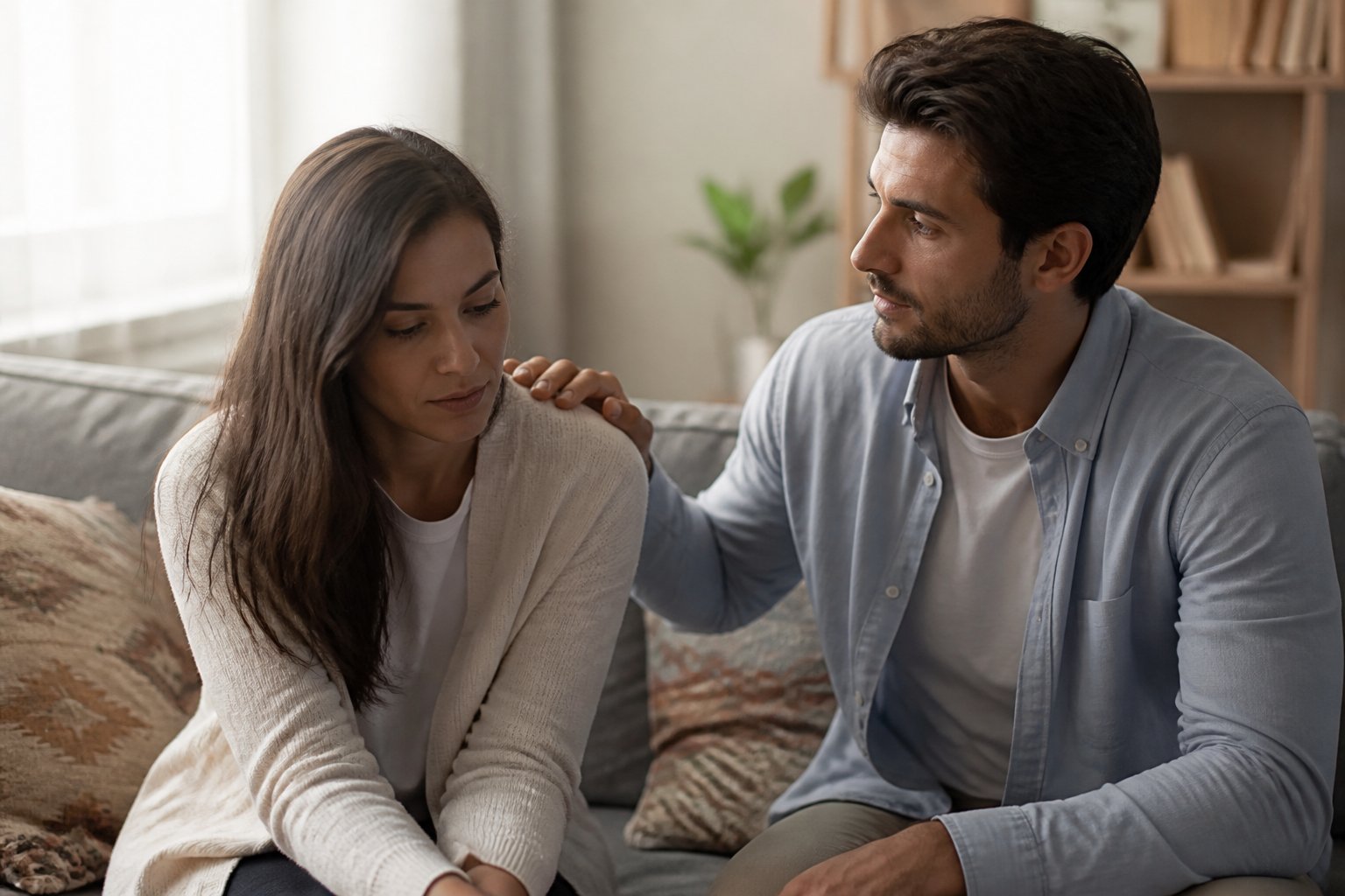 Apoyo emocional en pareja: cómo pedirlo sin sentir que molestas