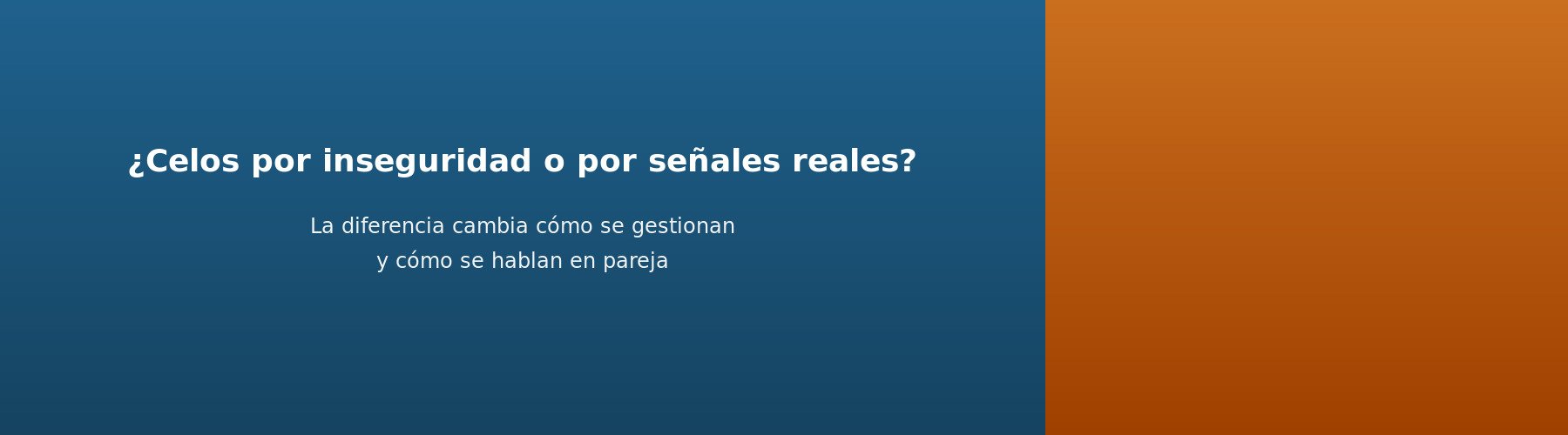 Diferencia entre celos por inseguridad propia y celos por señales reales en la relación de pareja