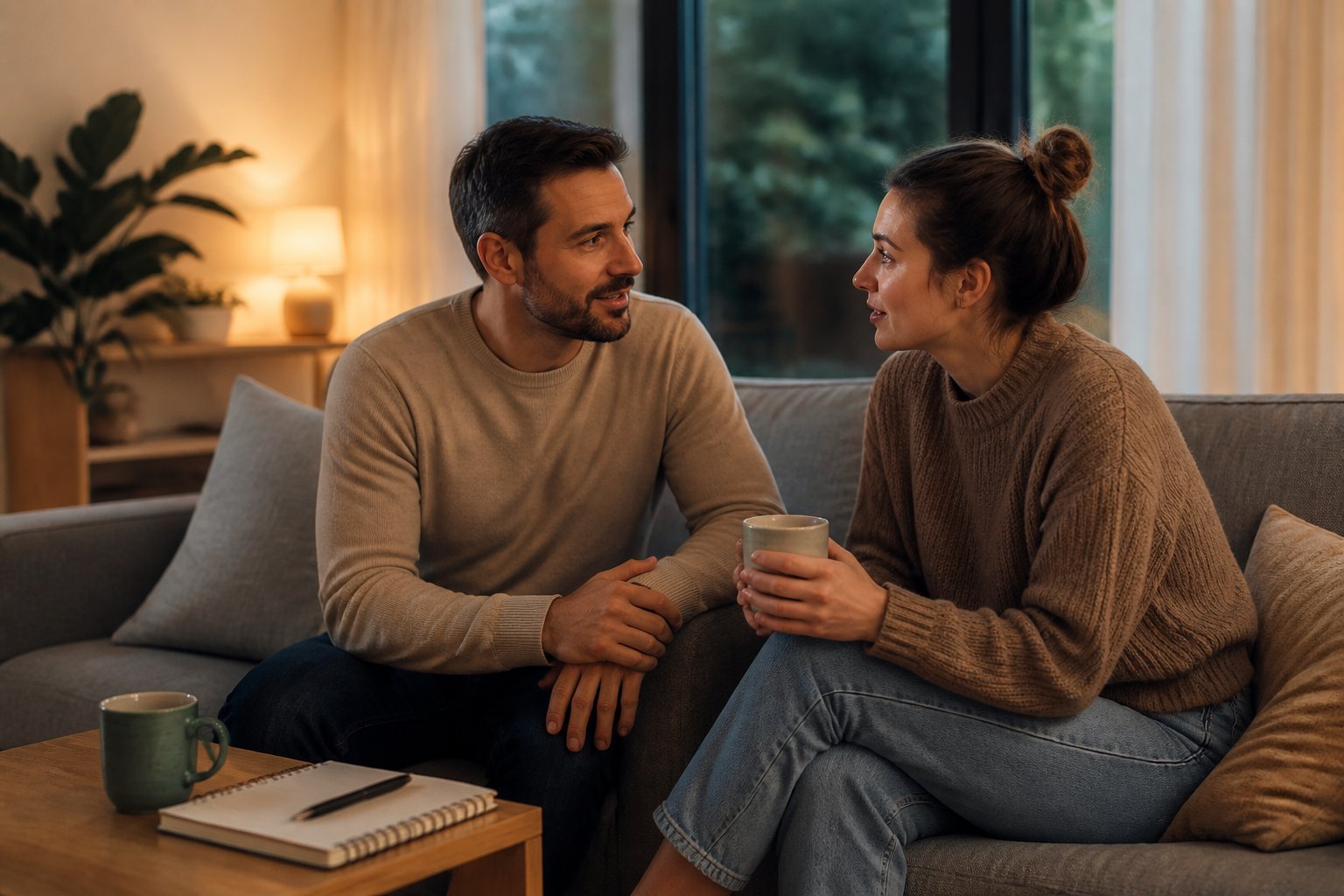 Check-in semanal en pareja: cómo empezar sin que suene a reunión de trabajo