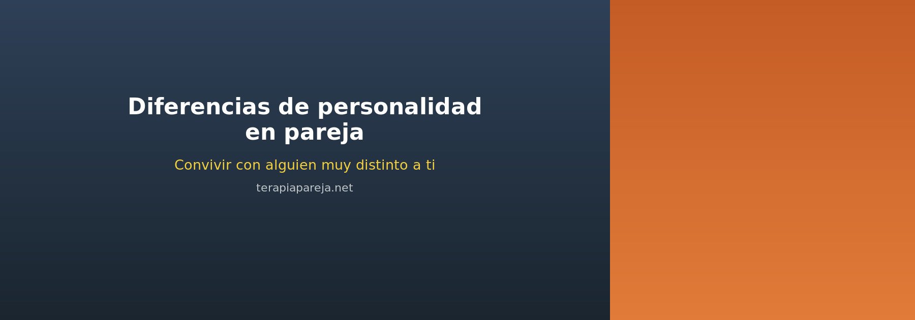 Diferencias de personalidad en pareja: cómo convivir con alguien muy distinto a ti