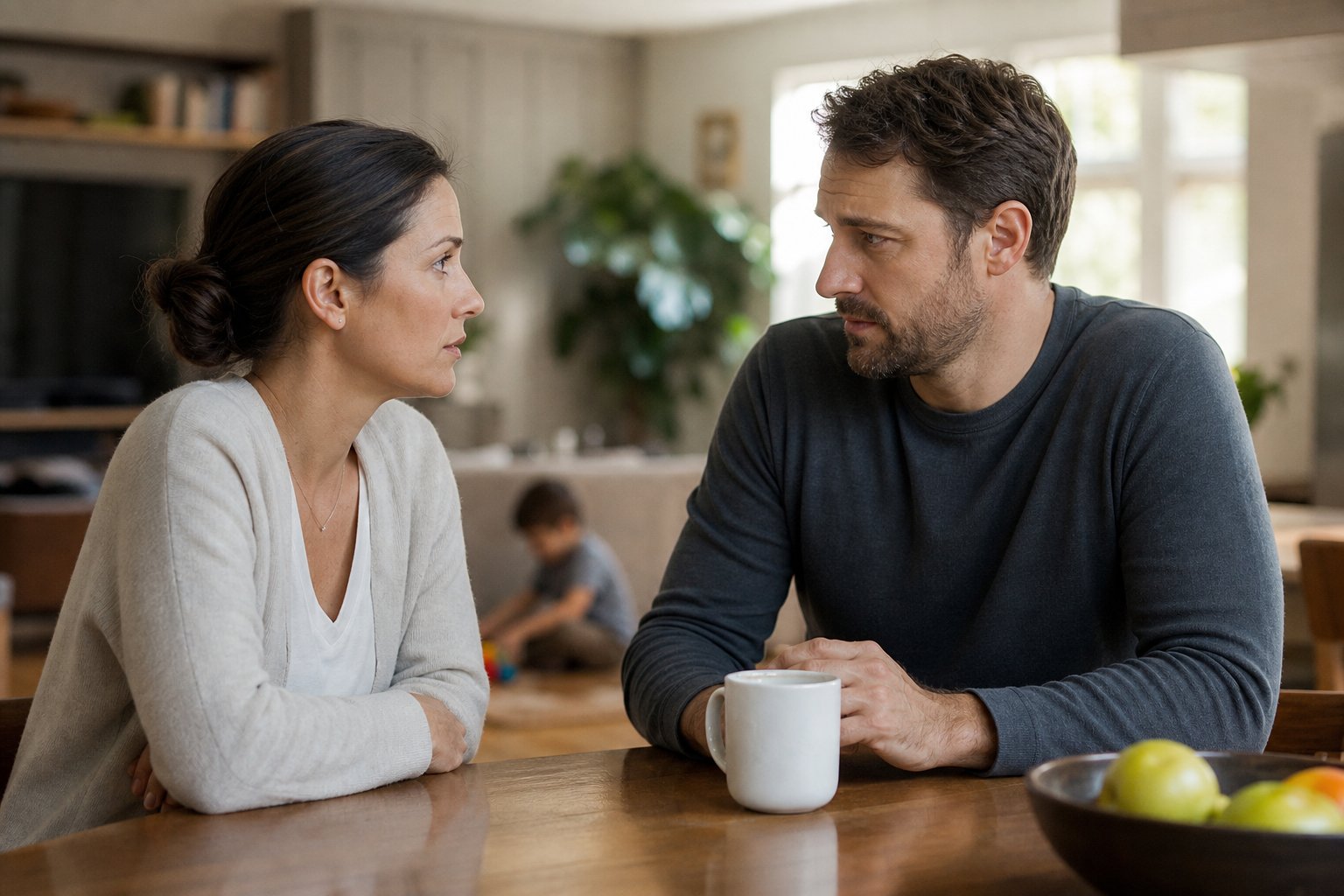 Discusiones de pareja delante de los hijos: qué evitar y cómo reparar