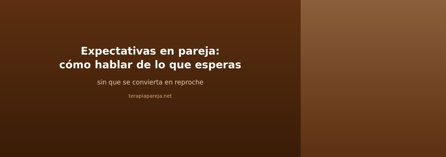Expectativas en pareja: cómo hablar de lo que esperas sin que se convierta en reproche
