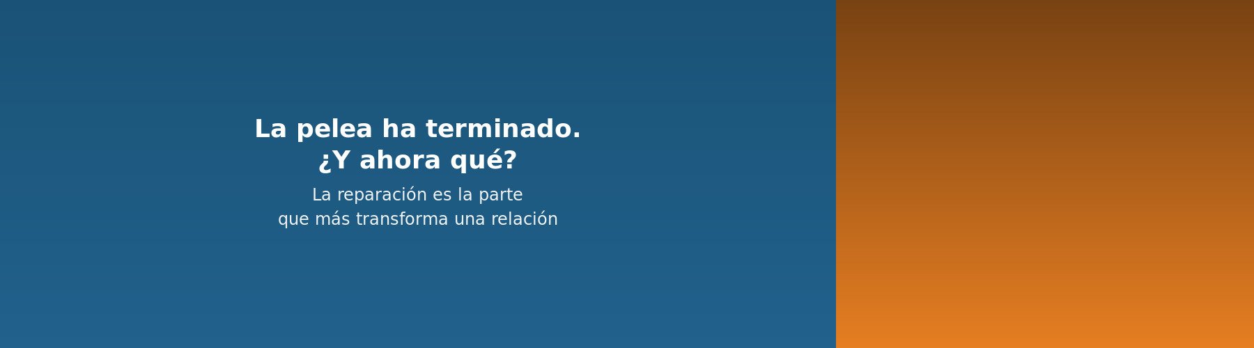 Pareja mirándose después de una discusión, en el momento de la reparación del vínculo